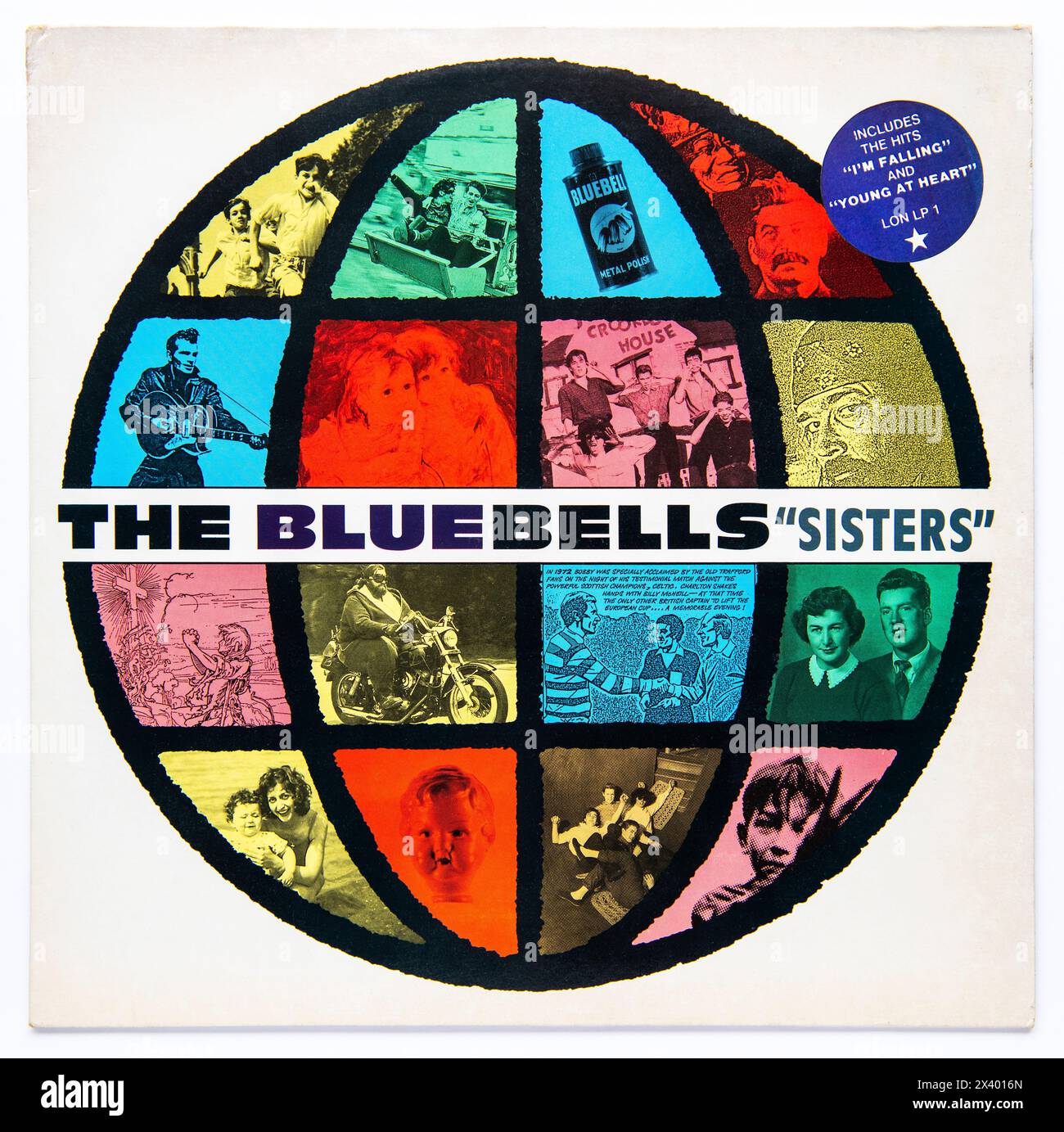 LP Cover of Sisters, l'album di debutto del gruppo indie pop scozzese The Bluebells, pubblicato nel 1984 Foto Stock