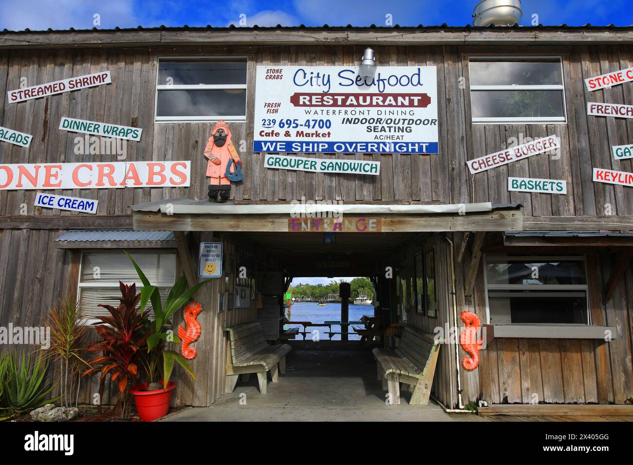 Stati Uniti, Florida. Everglades City Foto Stock