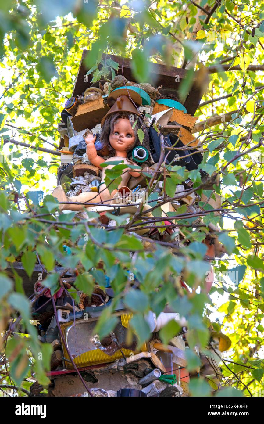 Francia, Hauts de France, Aisne, Viry-Noureuil. Giardino Bodan Litnianski Foto Stock