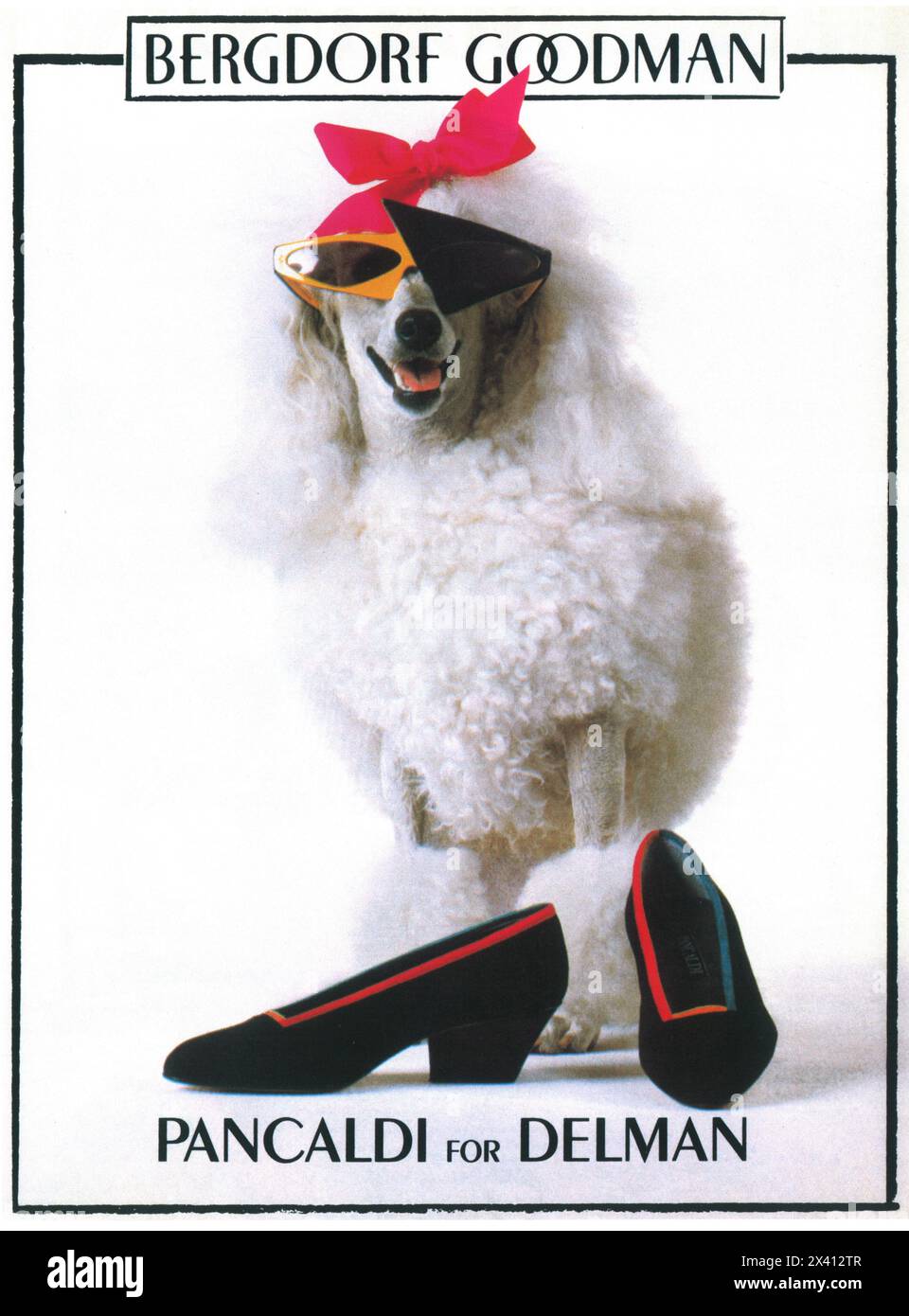 1985 scarpe Pancaldi Delman ad Bergdorf Goodman Foto Stock