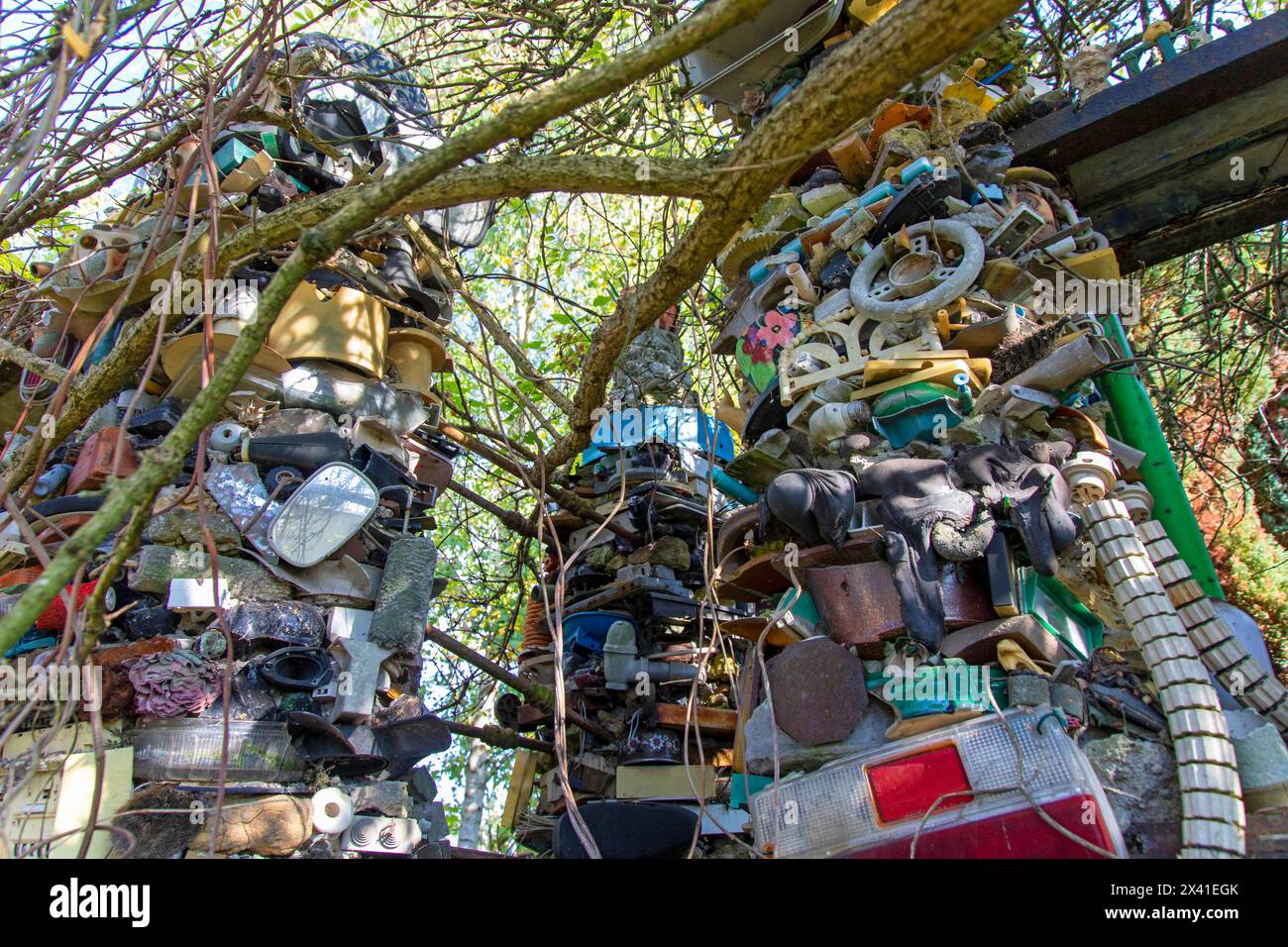 Francia, Hauts de France, Aisne, Viry-Noureuil. Giardino Bodan Litnianski Foto Stock