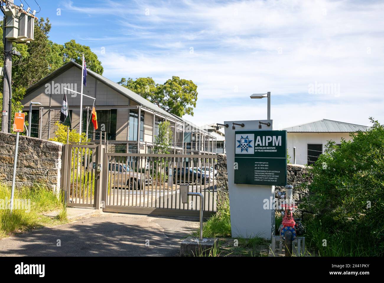 L'Australian Institute of Police Management fornisce competenze di leadership esecutiva e formazione organizzativa, Manly, Sydney, NSW, Australia Foto Stock
