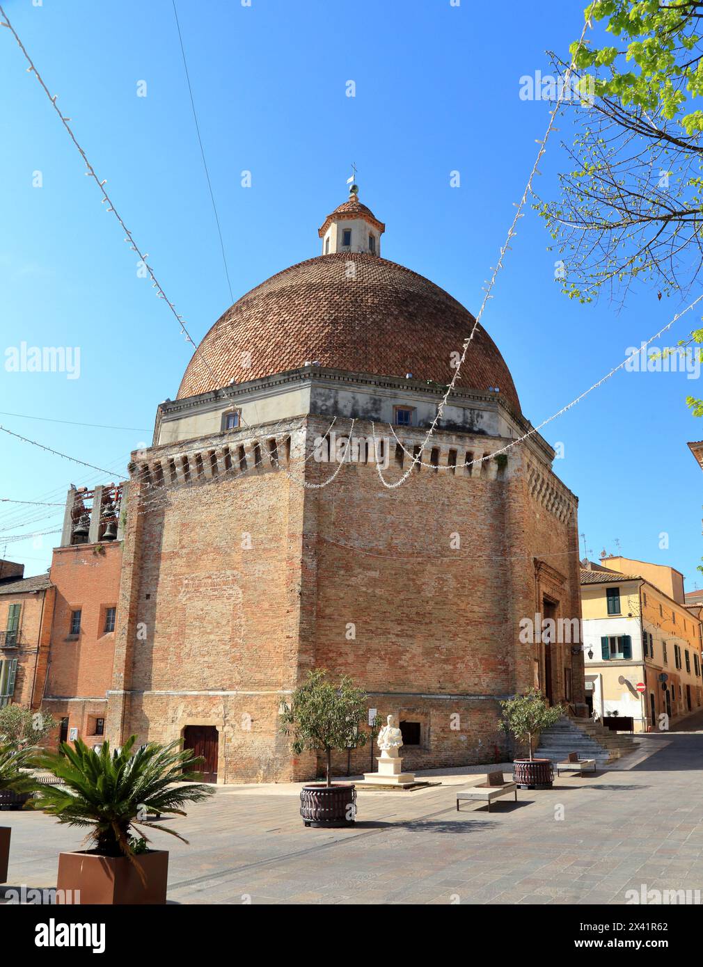 Chiesa di Giulianova, Italia. Il duomo di San Flaviano Foto Stock