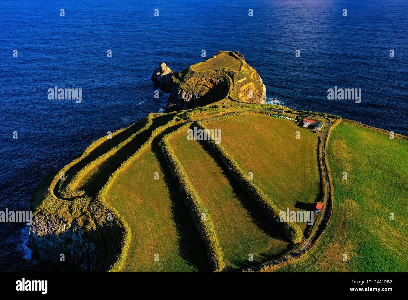 Isola di Sao Miguel, Azzorre, Portogallo. Ponta do Ermo Foto Stock