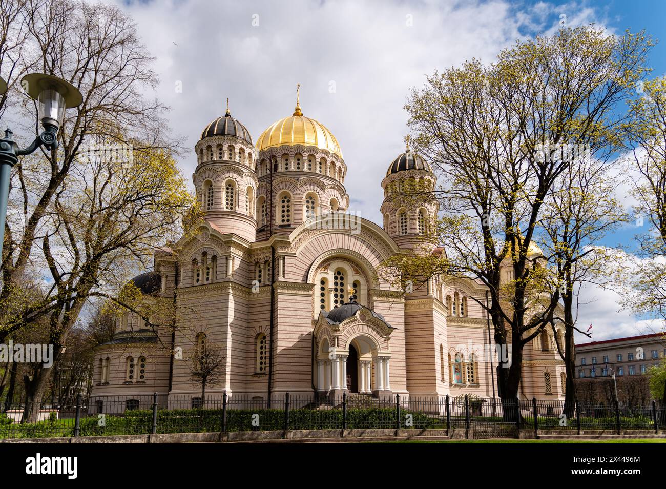 Riga Natività della Cattedrale ortodossa di Cristo, riga, Lettonia Foto Stock