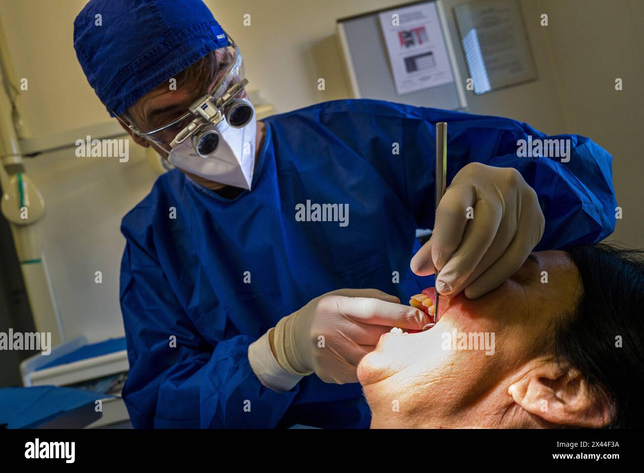 Italia, Verdello, studio odontoiatrico del Dottor Marco Goisis Foto Stock