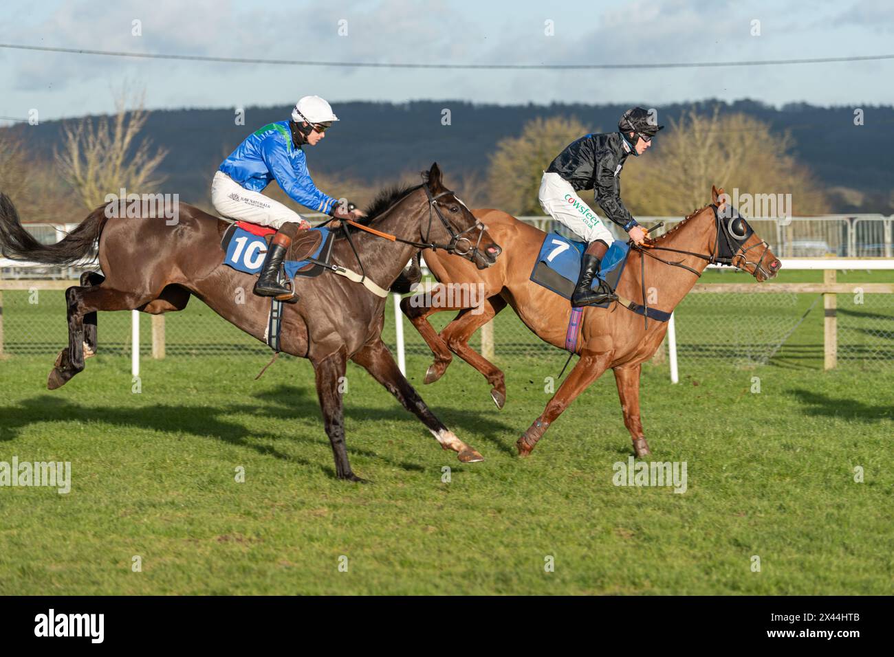 Quarta gara a Wincanton, 20 gennaio 2022, handicap hurdle, Classe 3 Foto Stock