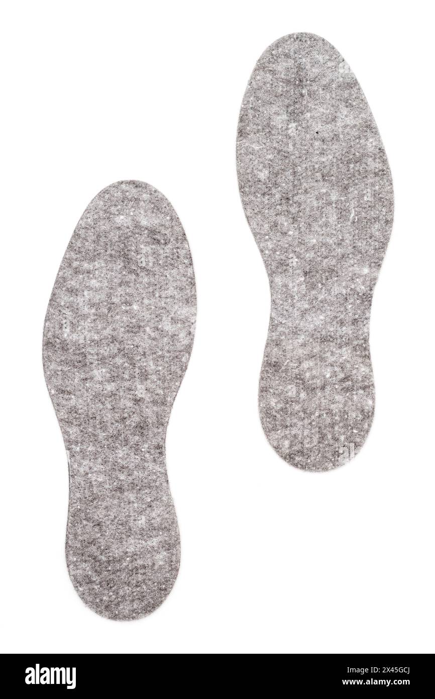 Soletta per calzature morbide in bianco Foto Stock
