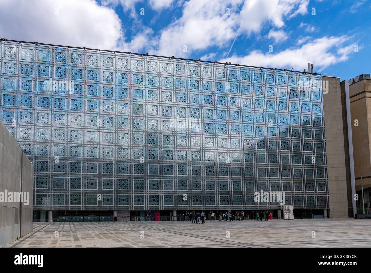 L'Istituto del Mondo arabo edificio - Parigi, Francia Foto Stock