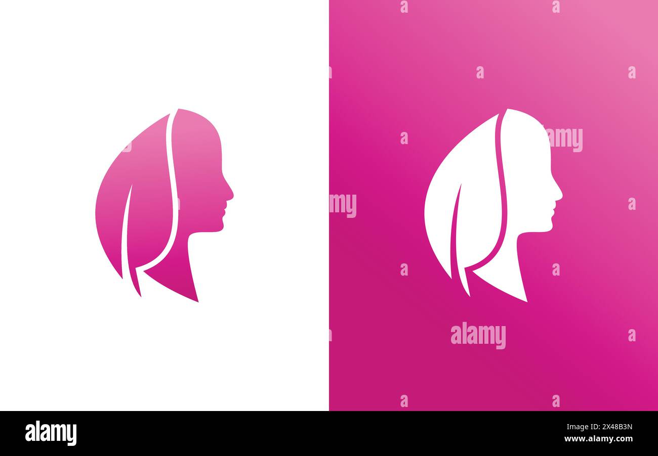 Logo di bellezza minimalista. Questo logo per spa, salone di bellezza, cosmetici Illustrazione Vettoriale