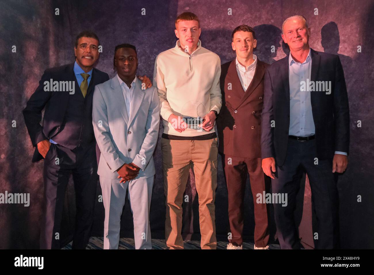 Gli Star Football Awards all'OEC di Owlerton, 29/4/ - Barnsley Team Foto Stock