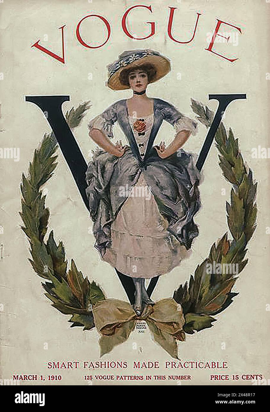 Copertina di una rivista Vogue Foto Stock