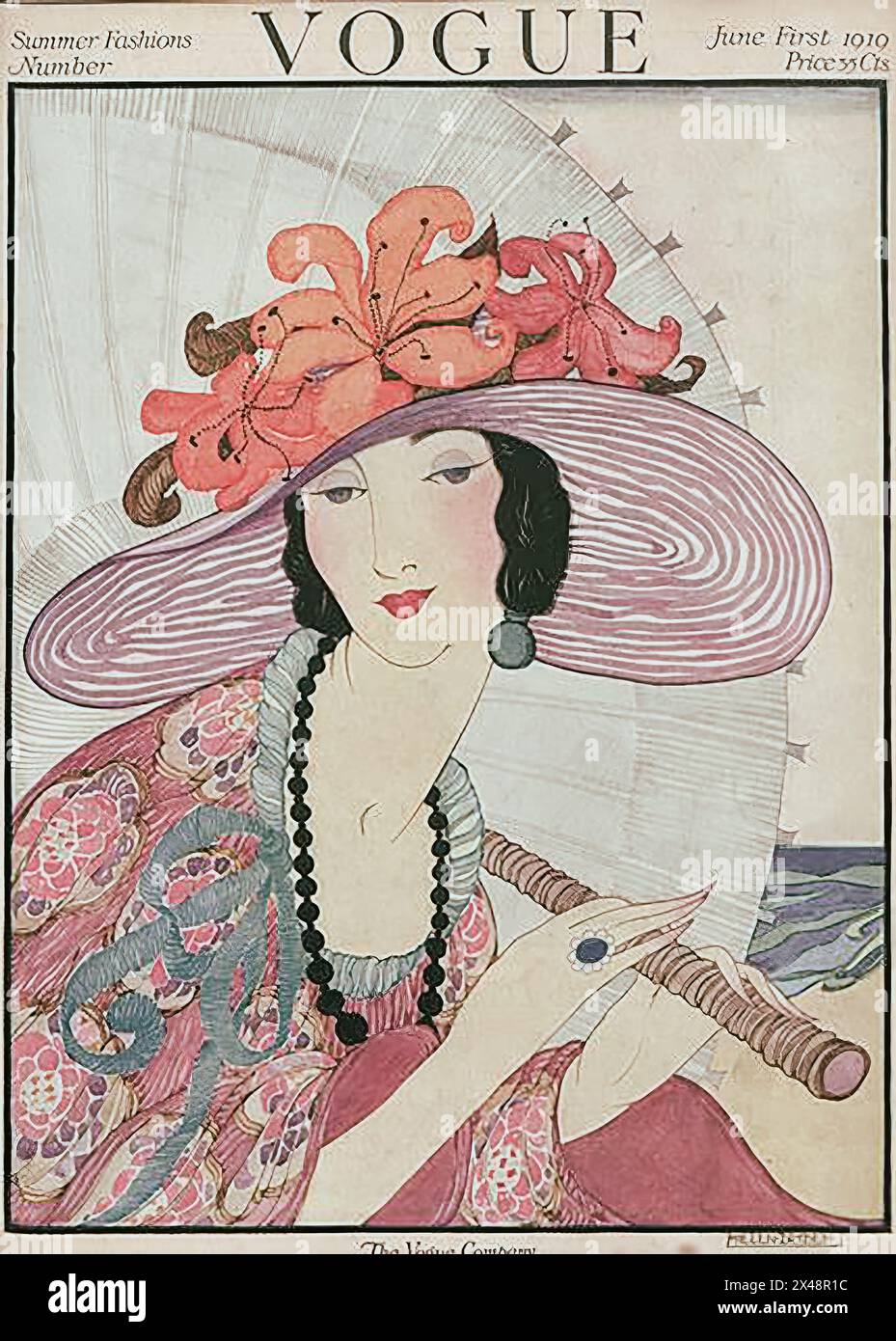 Copertina di una rivista Vogue Foto Stock