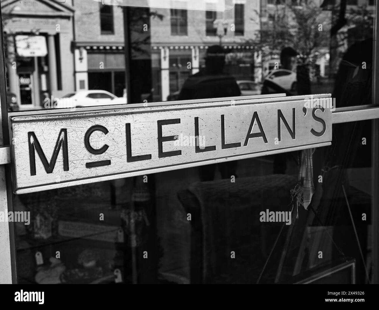 McLellan Stores, una catena di negozi a cinque e dimore, a Delaware Ohio USA 2024 Foto Stock