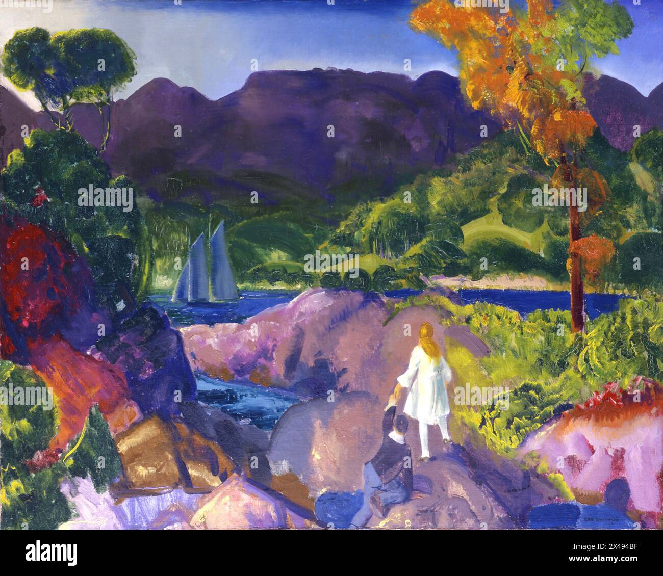 George Bellows - il romanzo d'autunno - 1916 Foto Stock