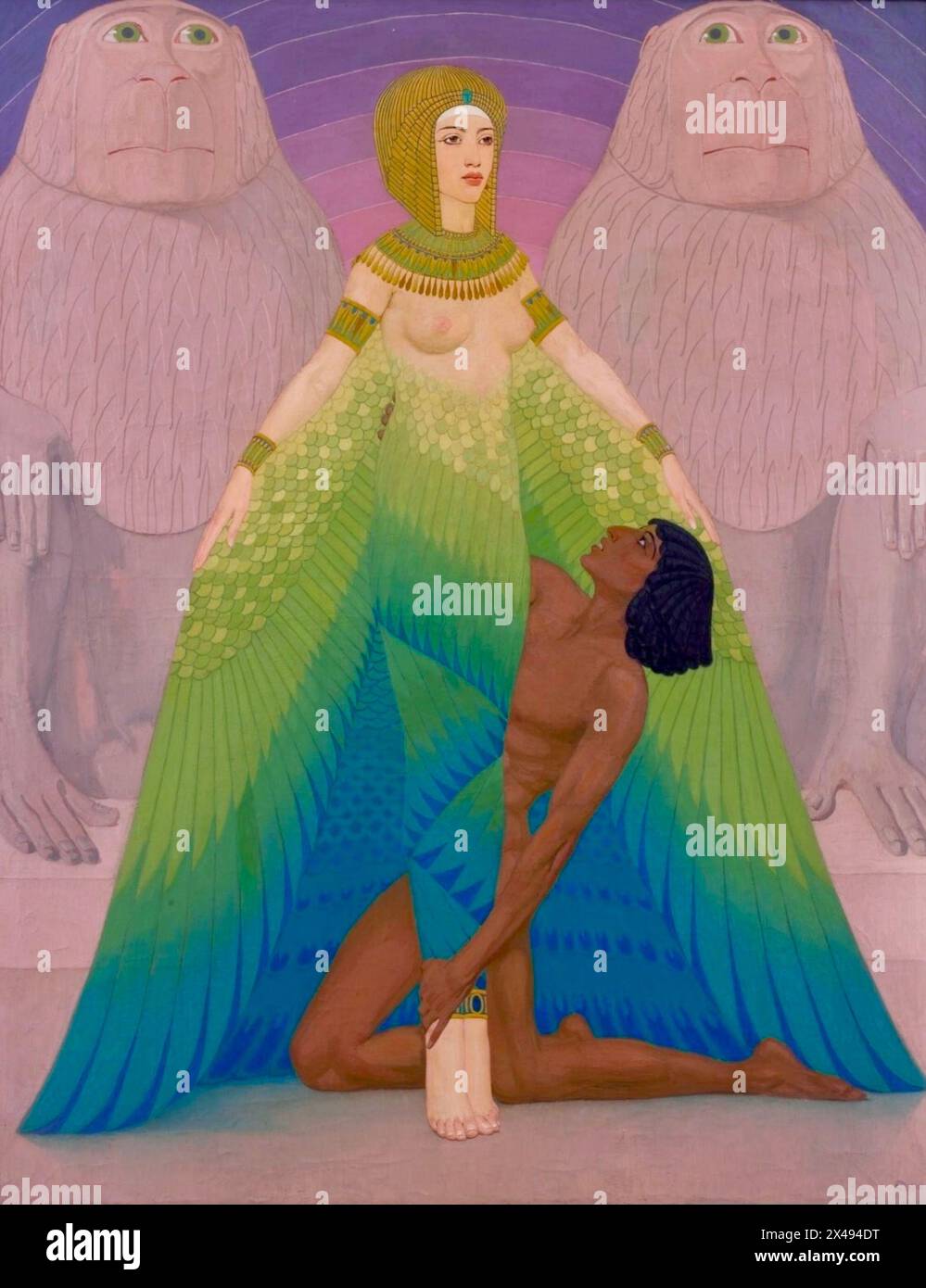 Edward Okun - Bogini Hathor - 1916 Foto Stock