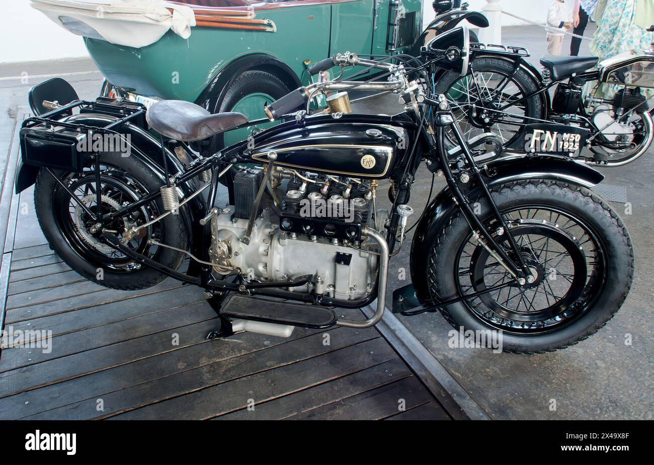 FN M50 (1925) moto d'epoca, Fabrique Nationale Herstal, Europa Foto Stock