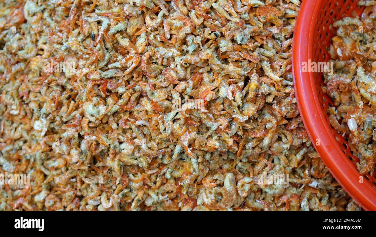 pesce fresco dal mercato alimentare di kampot in cambogia Foto Stock
