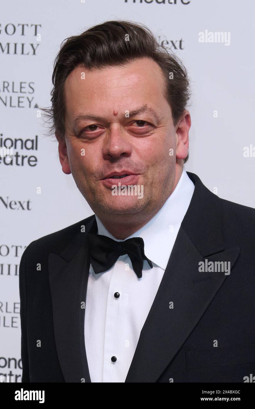 Londra, Regno Unito . 1° maggio 2024 . Simon Stephens nella foto al National Theatre: Up Next Gala tenutasi al National Theatre Southbank. Crediti: Alan D West/Alamy Live News Foto Stock