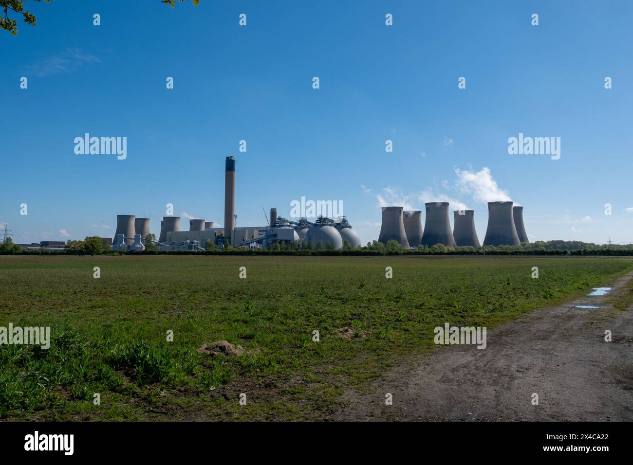 "Drax Power Station, North Yorkshire, Inghilterra- aprile 30il 2024: Drax Power Station" Foto Stock