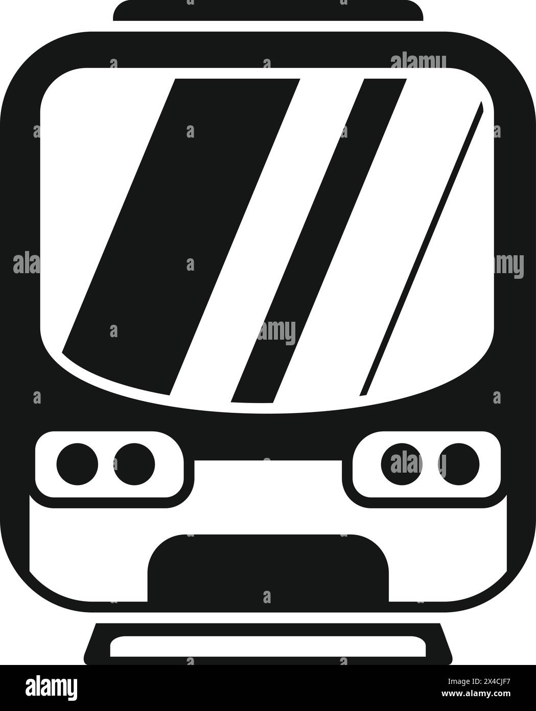 Metropolitana veloce icona semplice vettore. Trasporto ferroviario. Spostamento del viaggio di transito Illustrazione Vettoriale