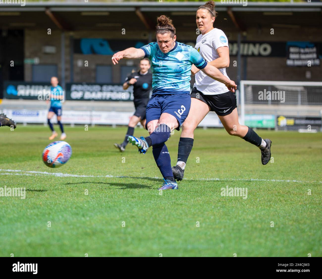 Emma Mukandi nee Mitchell, calciatrice scozzese dell'International, London City Lionesses contro Lewes FC Women nel Barclays Womens Championship Foto Stock Emma Mukandi nee Mitchell, calciatrice scozzese dell'International, London City Lionesses contro Lewes FC Women nel Barclays Womens Championship Foto Stock