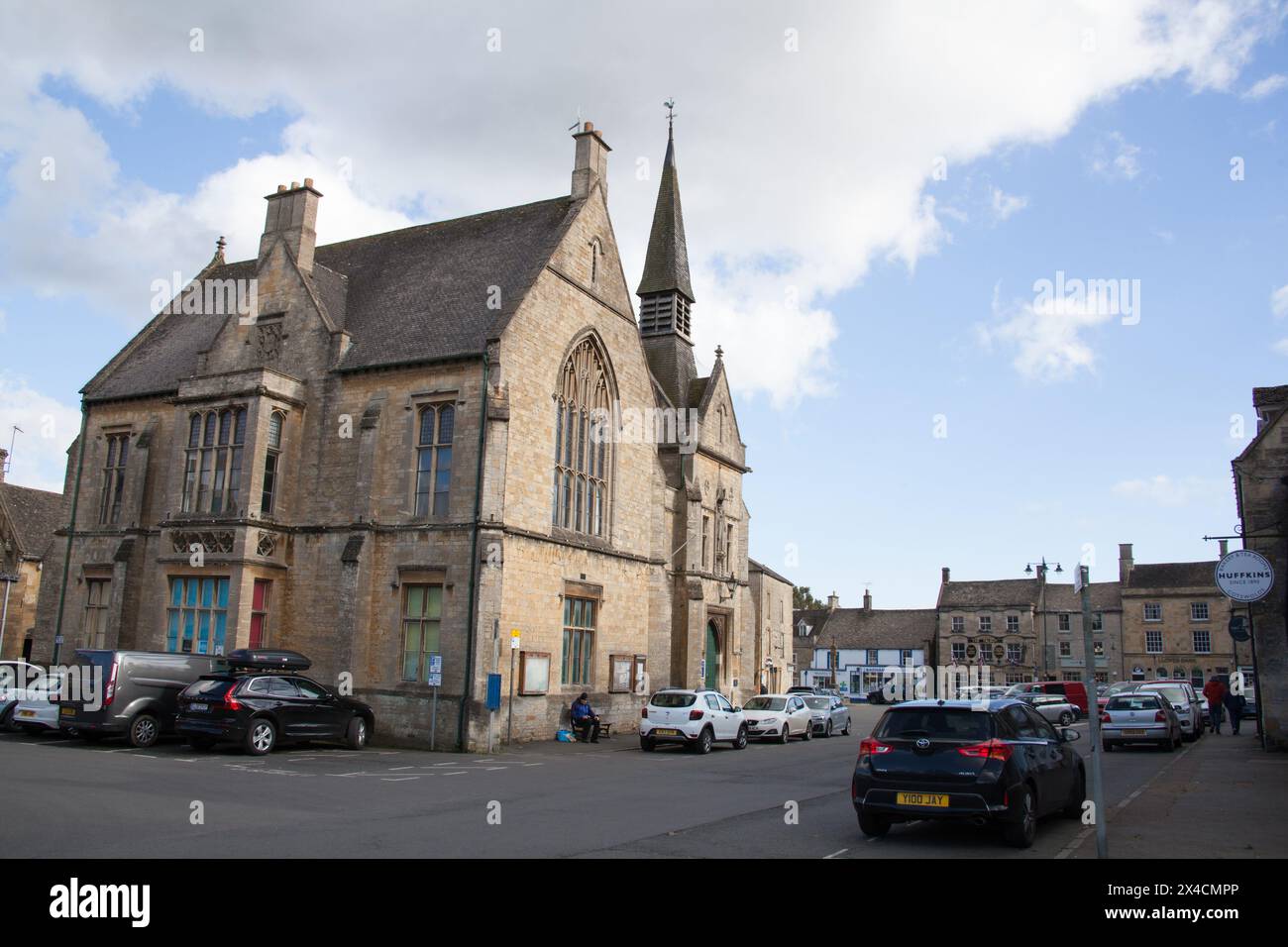 Vista di Stow on the Wold nel Gloucestershire nel Regno Unito Foto Stock