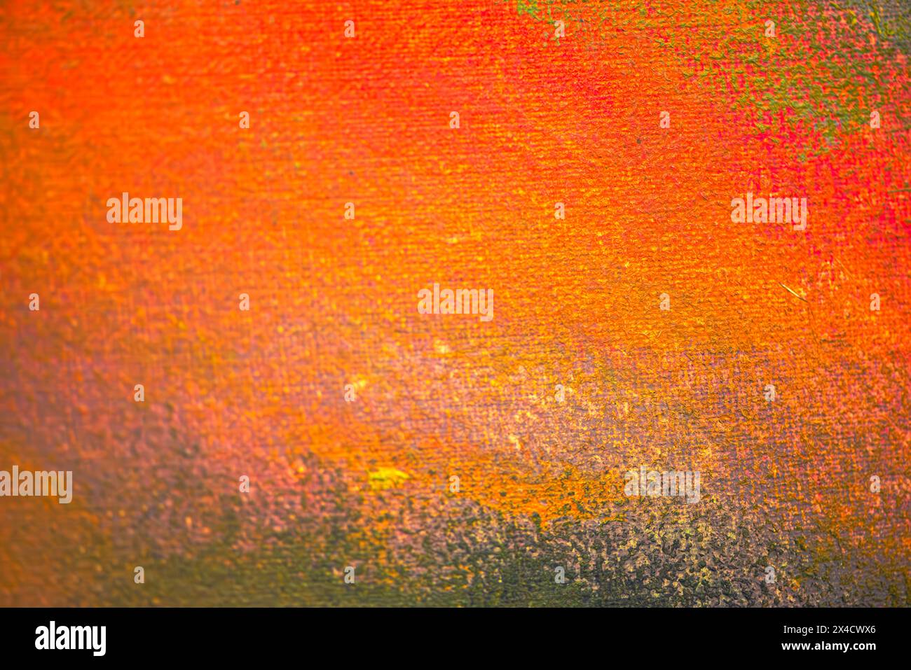 Un'accattivante foto macro cattura la ricca texture e i colori vivaci delle vernici a olio, creando uno sfondo astratto e artistico. Foto Stock