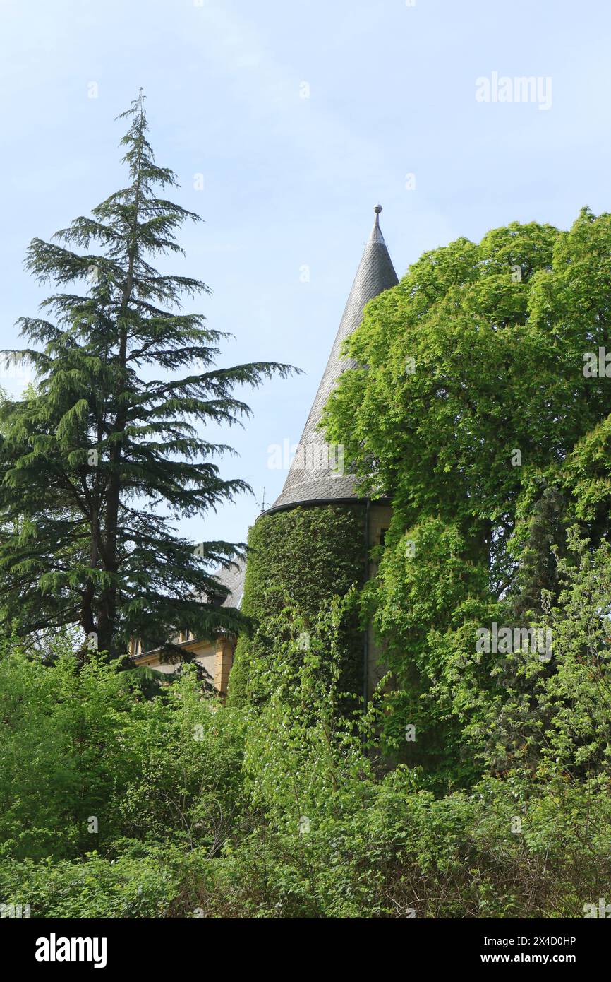 SCHENGEN, Lussemburgo, Lussemburgo, veduta, Vista Foto Stock