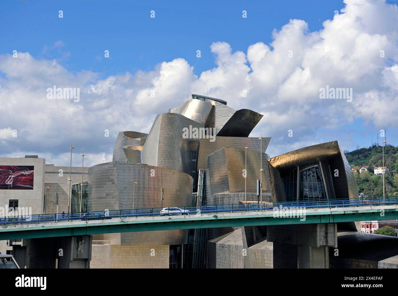 Guggenheim, Bilbao, Museo, Frank Gehry, architettura, Sapin, Europa Foto Stock