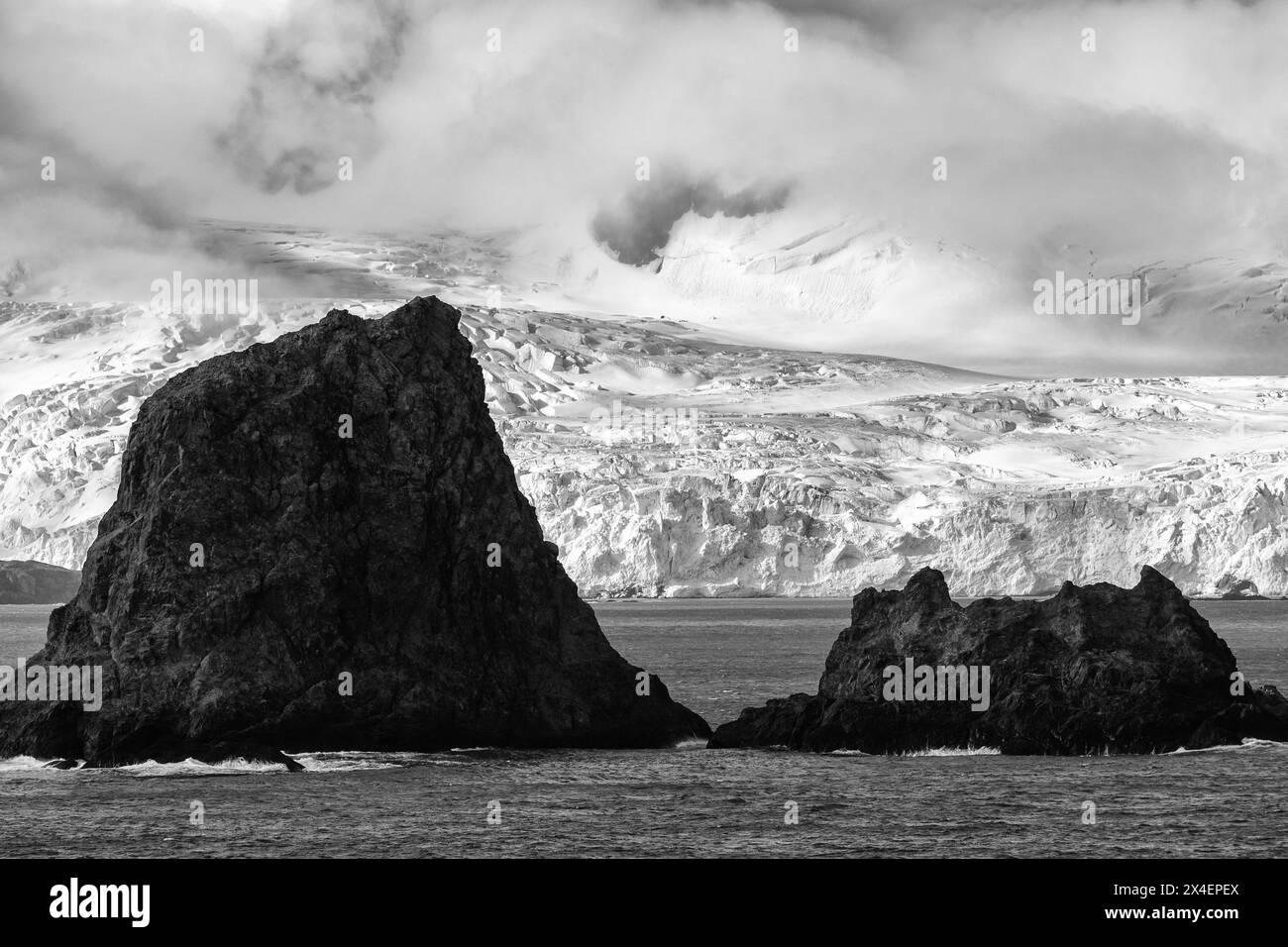 Point Wild, Elephant Island, Isole Shetland meridionali, Penisola Antartica, Antartide Foto Stock