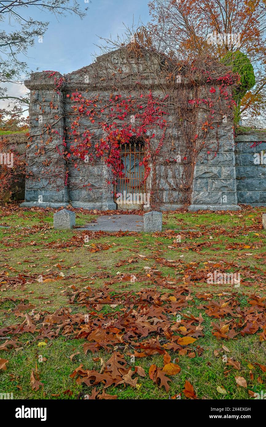 USA, Sleepy Hollow. Cimitero Sleepy Hollow (PR) Foto Stock