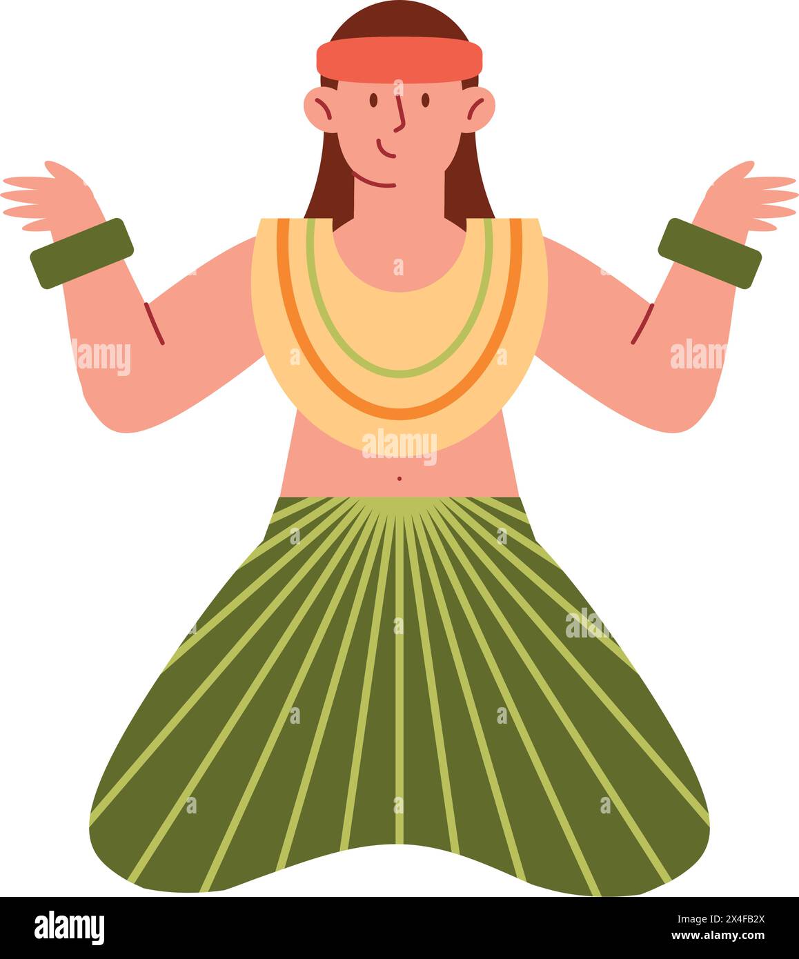 gawai dayak malaysia design isolato Illustrazione Vettoriale