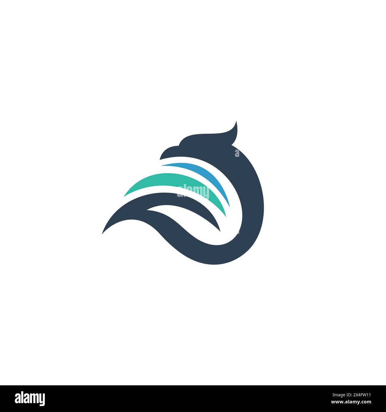 Logo Eagle Abstract, adatto per il design del logo aziendale. vettore icona aquila Illustrazione Vettoriale