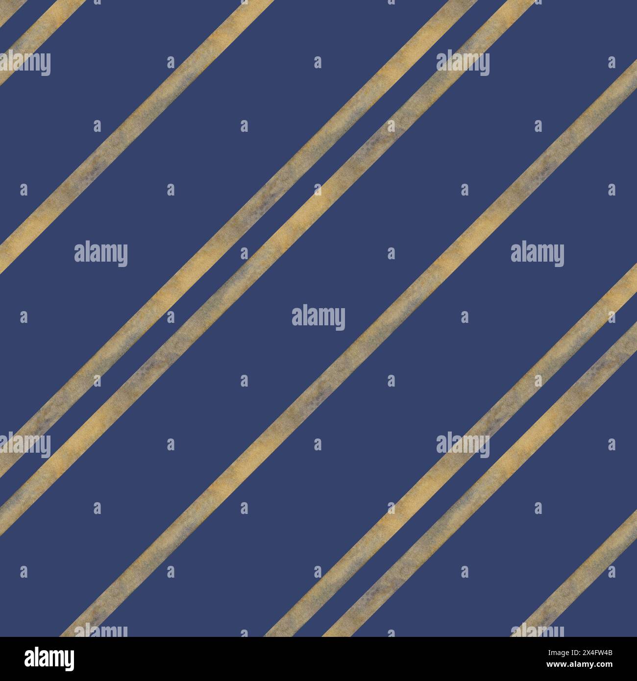 Motivo senza cuciture di strisce geometriche di nastro beige dorato di un vecchio set di scrittura vintage. Illustrazione acquerello per un modello per la giornata della conoscenza Foto Stock