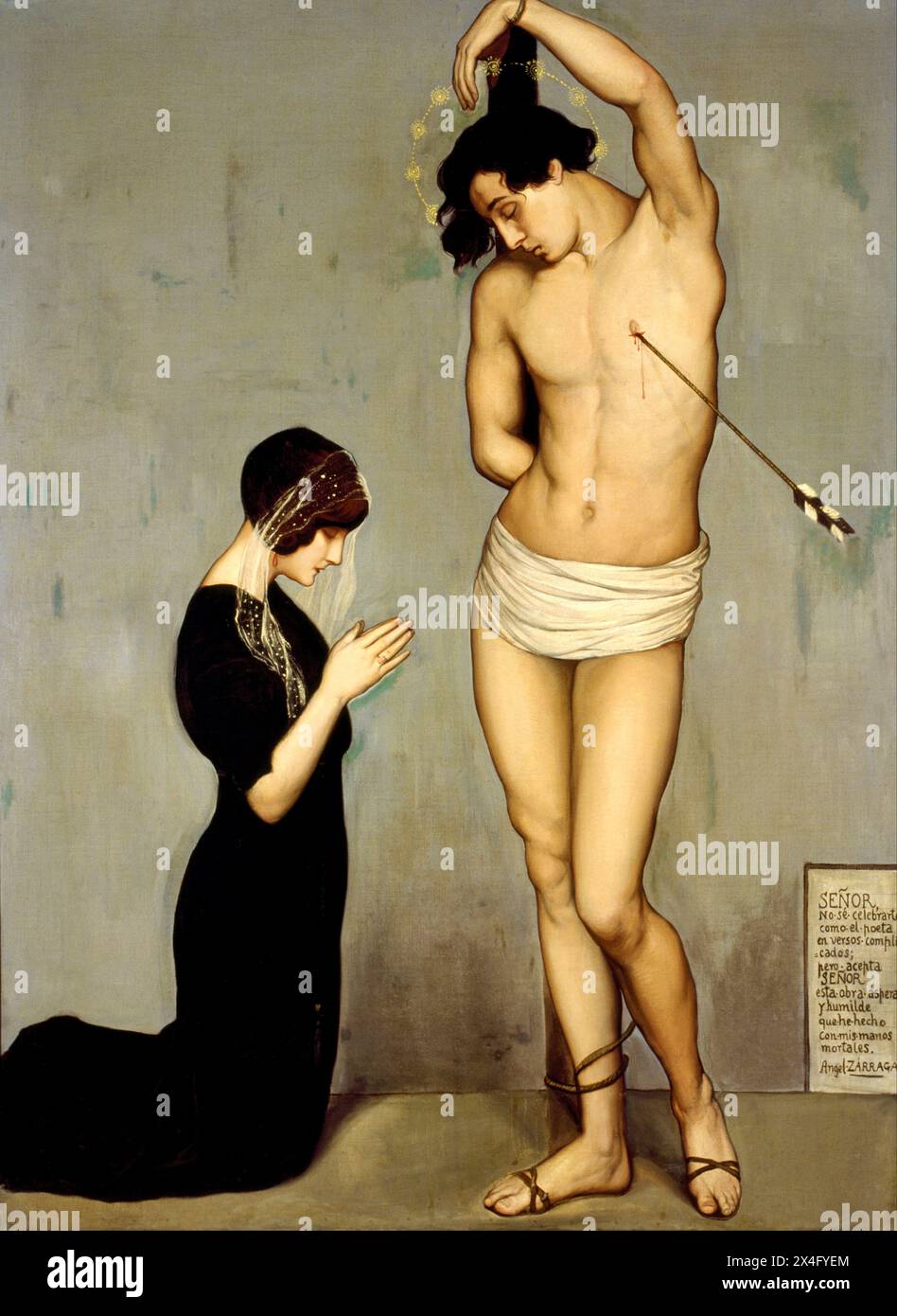 Ángel Zárraga - Martirio di San Sebastiano - 1911 Foto Stock