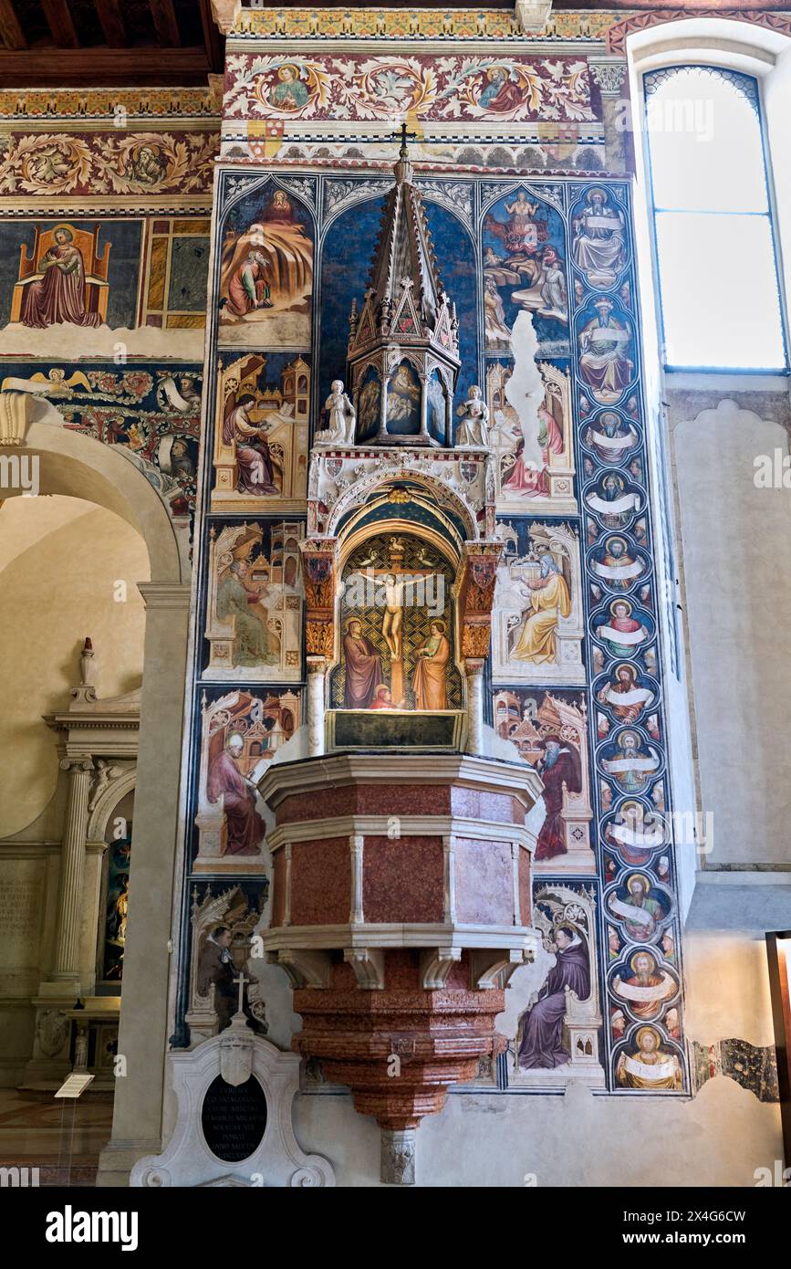 Verona Veneto Italia. Chiesa di San fermo maggiore Foto Stock