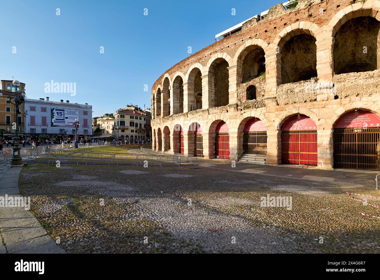Verona Veneto Italia. Arena di Verona - Anfiteatro Romano Foto Stock