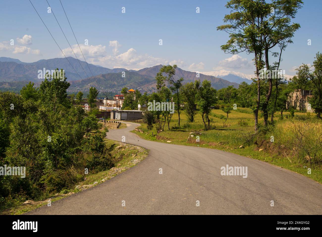 Bellissimo villaggio di Mian City Mingora Swat, Pakistan. Foto Stock