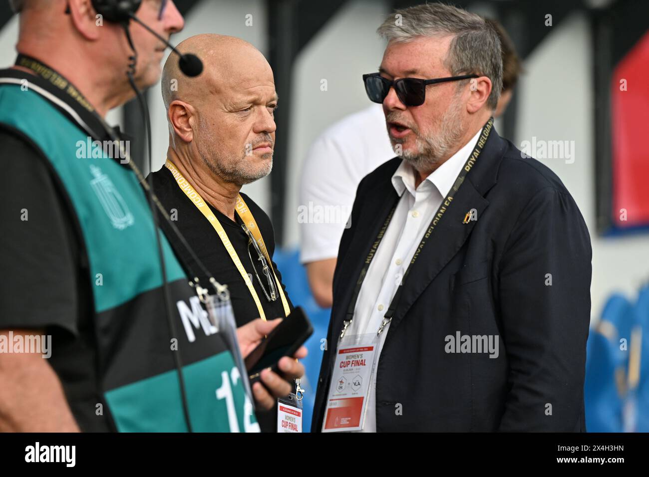 Bart Verhaeghe e Stefan Van Loock nella foto di una partita di calcio