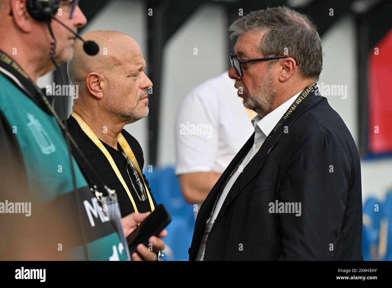 Bart Verhaeghe e Stefan Van Loock nella foto di una partita di calcio