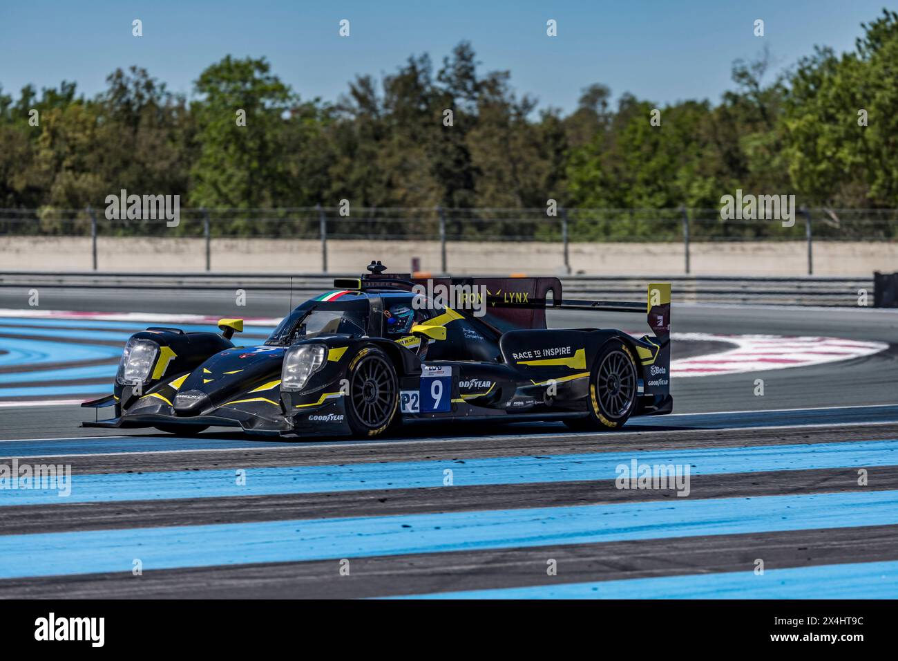 09 RIED Jonas (Ger), CAPIETTO Macéo (fra), CAIROLI Matteo (ita), Iron Lynx - Proton, Oreca 07 - Gibson, azione durante il 2° round dell'European le Mans Series 2024 sul circuito Paul Ricard dal 3 al 5 maggio 2024 a le Castellet, Francia - Photo Marc de Mattia/DPPI credito: DPPI Media/Alamy Live News Foto Stock