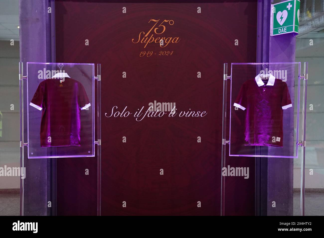 Torino, Italia. 3 maggio 2024. Maglia speciale FC Torino prima della partita di calcio di serie A tra Torino e Bologna allo Stadio Olimpico grande Torino - venerdì 03 maggio 2024. Sport - calcio . (Foto di Spada/LaPresse) credito: LaPresse/Alamy Live News Foto Stock