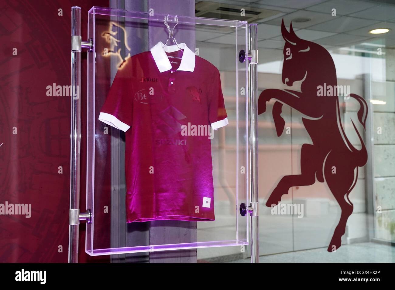 Torino, Italia. 3 maggio 2024. Maglia speciale FC Torino prima della partita di calcio di serie A tra Torino e Bologna allo Stadio Olimpico grande Torino - venerdì 03 maggio 2024. Sport - calcio . (Foto di Spada/LaPresse) credito: LaPresse/Alamy Live News Foto Stock
