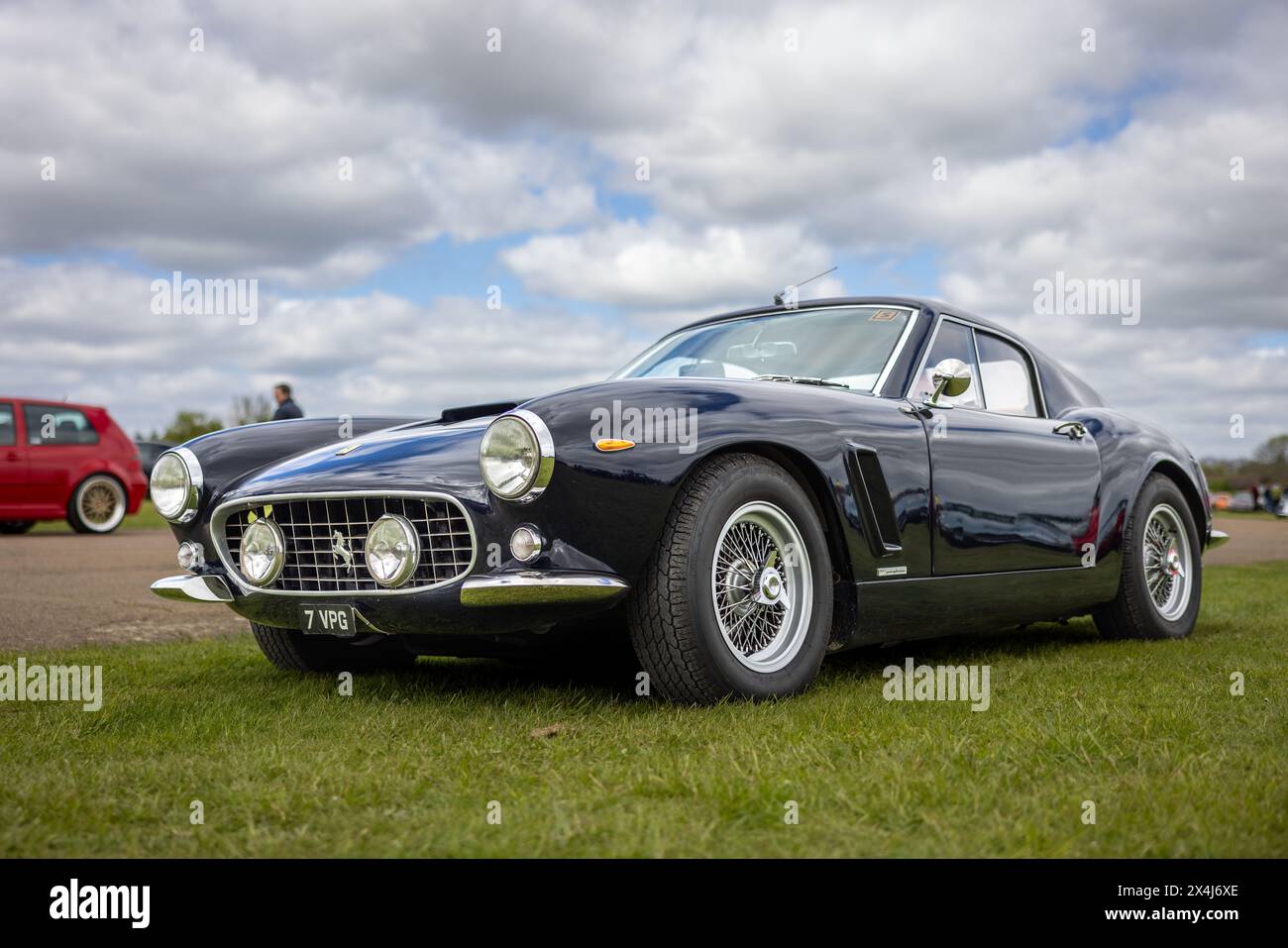 RML passo corto Ferrari 250 GT Berlinetta, in mostra allo Scramble di aprile tenutosi presso il Bicester Heritage Centre il 21 aprile 2024. Foto Stock