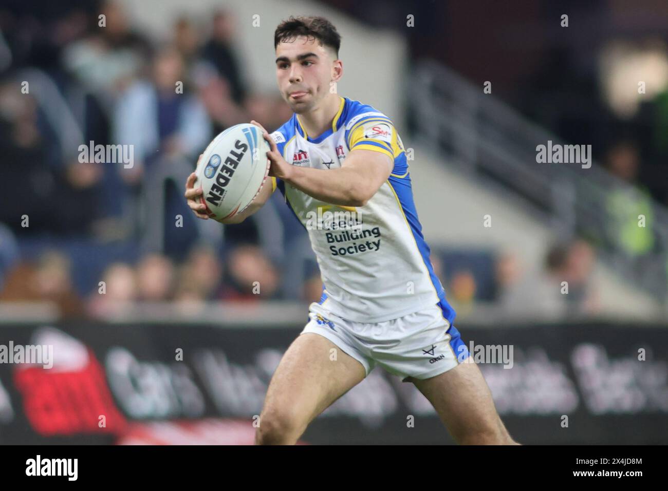 Leeds, Regno Unito. 3 maggio 2024. AMT Headingley Rugby Stadium, Leeds, West Yorkshire, 3 maggio 2024. Betfred Super League Leeds Rhinos contro London Broncos Jack Sinfield di Leeds Rhinos credito: Touchlinepics/Alamy Live News Foto Stock