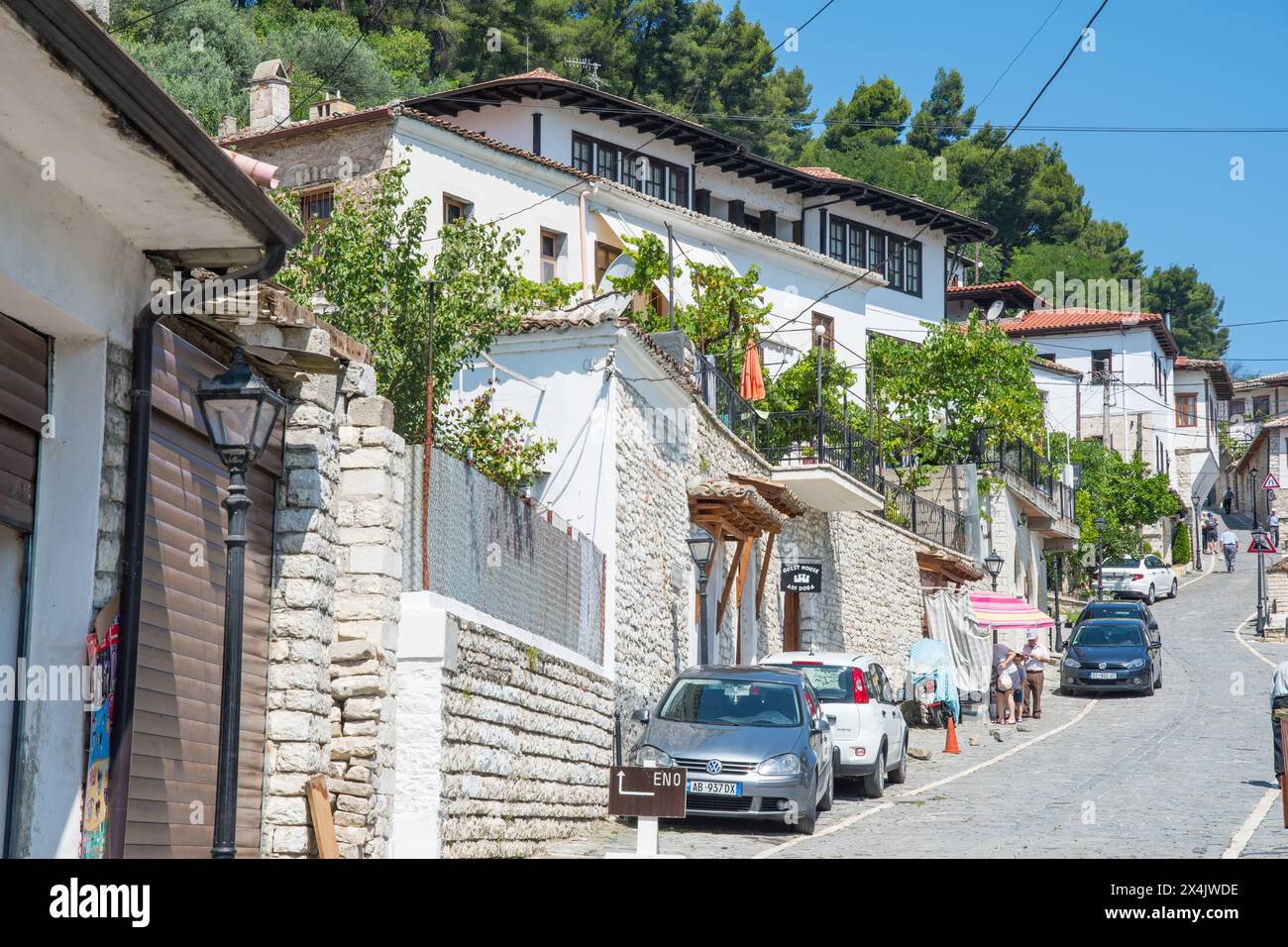 Berat Albania - 3 luglio. 2023: veduta della città Foto Stock