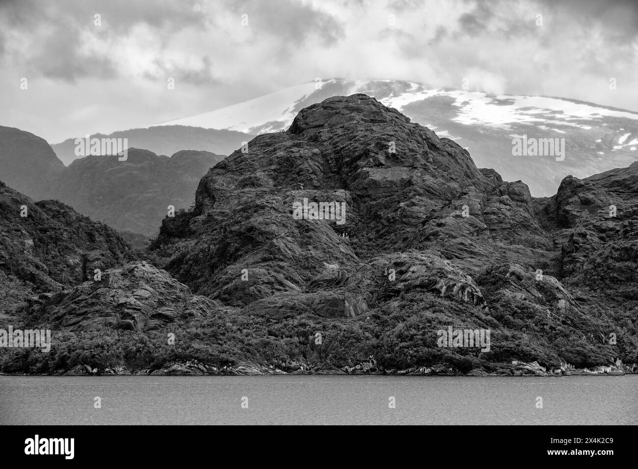 Inside Passage, fiordi cileni, Cile, Sud America Foto Stock