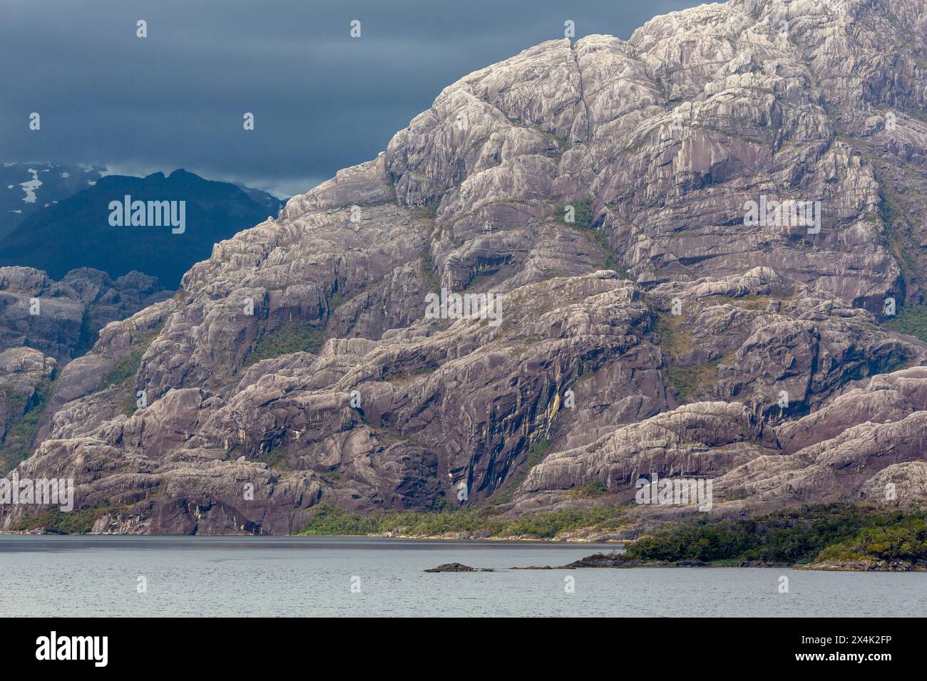 Inside Passage, fiordi cileni, Cile, Sud America Foto Stock