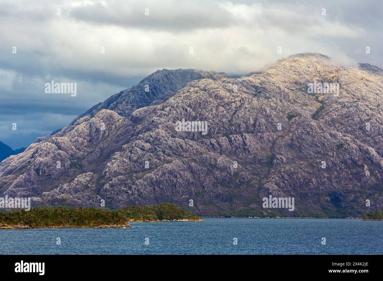 Inside Passage, fiordi cileni, Cile, Sud America Foto Stock